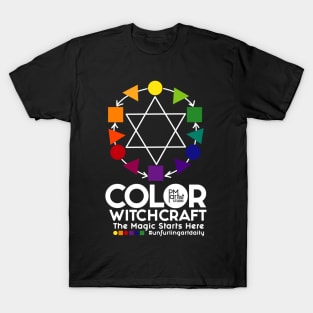 Color Witchcraft (White Lettering) PM artist Studio T-Shirt